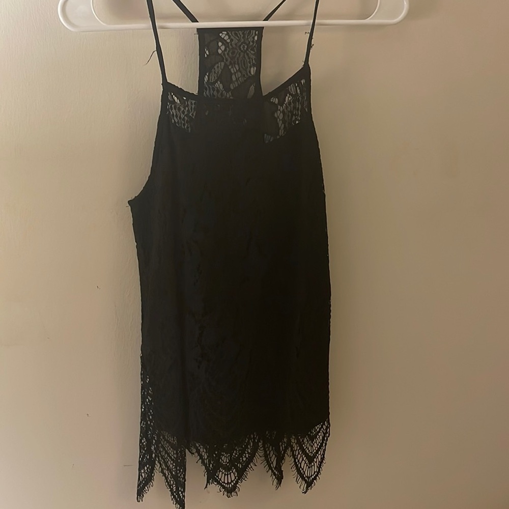 Gently used black tank top